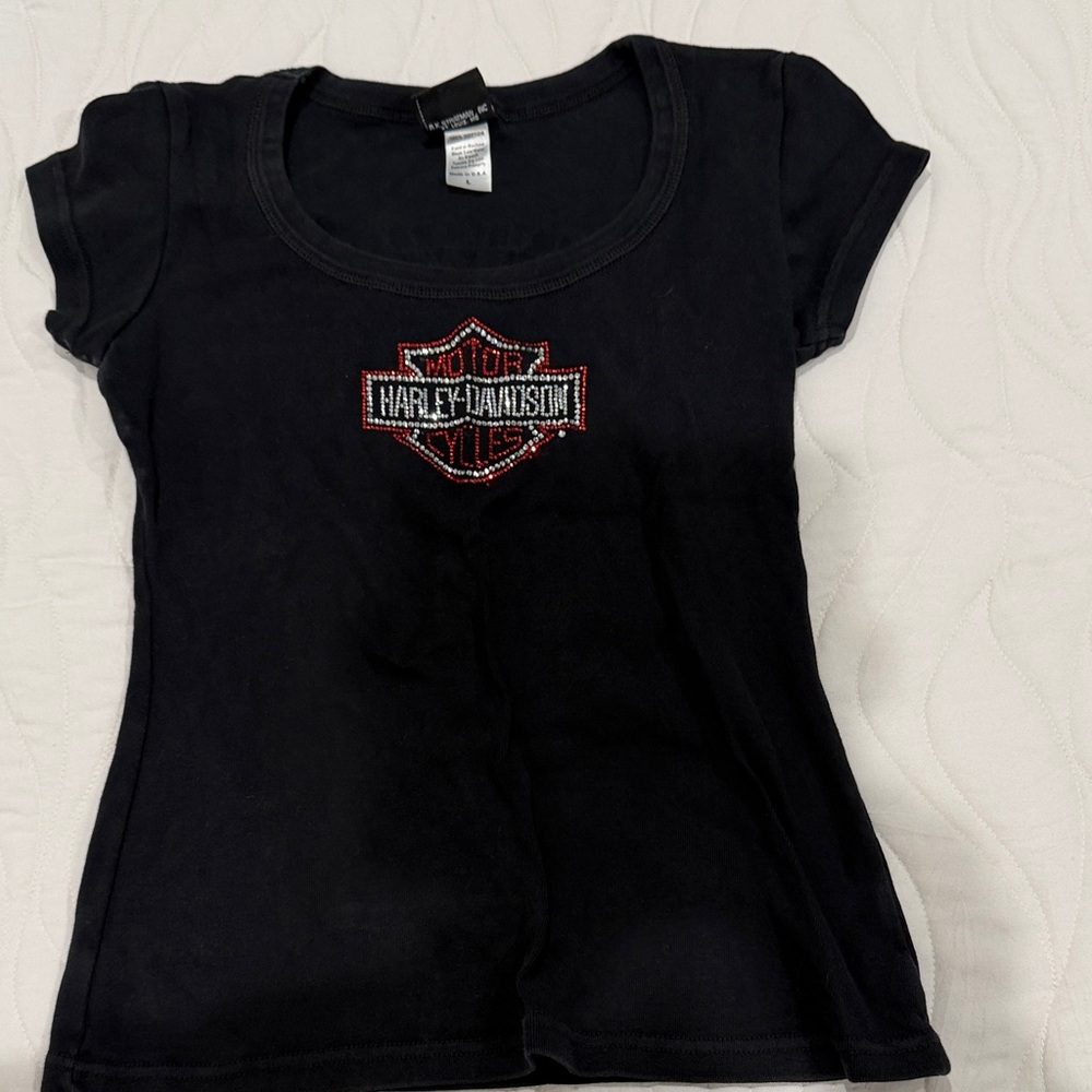 Harley-Davidson Black Tee with Logo